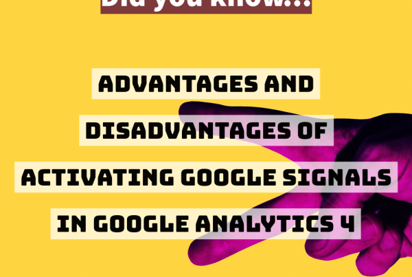 Understand GA4: What is Google Signals