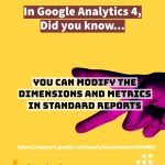 #2 Google Analytics 4 - Customize Standard reports