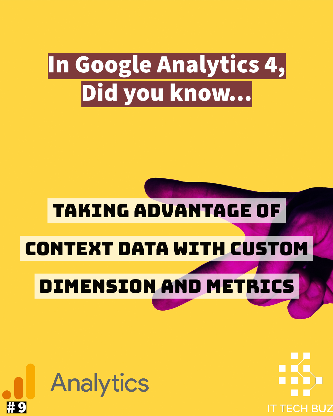 Understand Google Analytics 4: Advantage of Data with Context using Custom Dimensions and Metrics